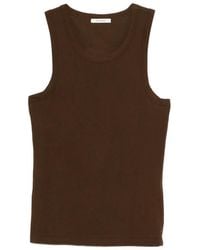 Entire studios - Crew Neck Sleeveless Tank Top - Lyst