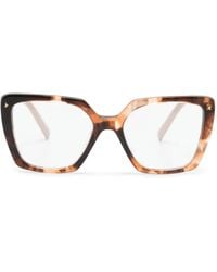 Prada - Square-Frame Glasses - Lyst