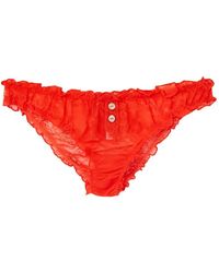 Love Stories - Ruffled Lace Briefs - Lyst