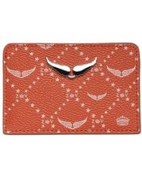 Zadig & Voltaire - Monogram Star-Print Cardholder - Lyst