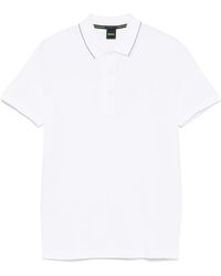 BOSS - Logo-Embroidered Polo Shirt - Lyst