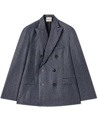 RETORI - Double-Breasted Peak-Lapel Wool Blazer - Lyst