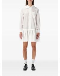 Comme des Garçons - Ruffled Peter Pan-Collar Mini Dress - Lyst
