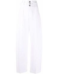 Philosophy Di Lorenzo Serafini - Wide-Leg High-Waisted Trousers - Lyst