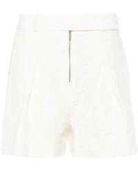 Jil Sander - Shorts Mit Texturiertem Finish - Lyst