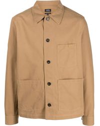 A.P.C. - Giacca-Camicia - Lyst