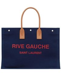 Saint Laurent - Borsa tote Rive Gauche grande - Lyst