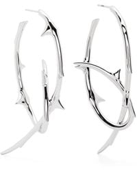 Shaun Leane - Rose Thorn Statement Hoop Earrings - Lyst
