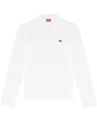 DIESEL - T-Smith Cotton Polo Shirt - Lyst