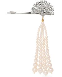 Jennifer Behr - Horquilla Para El Pelo Winifred Con Perlas De Cristal - Lyst