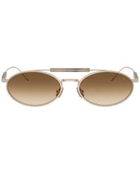 Brunello Cucinelli - Oval-Frame Sunglasses - Lyst