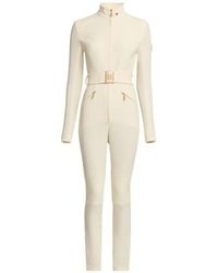Elie Saab - Combinaison Ceinturée À Col Roulé - Lyst