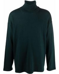 Societe Anonyme Roll-neck Virgin Wool Sweater - Green