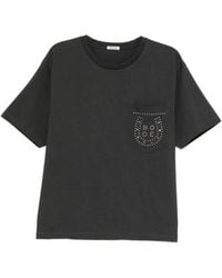 Bode - Embellished-Pocket T-Shirt - Lyst