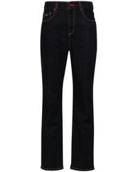 Kiton - High-Rise Cotton Jeans - Lyst