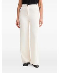 Benetton - Button Corduroy Trousers - Lyst