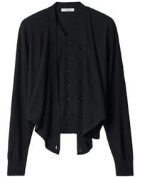 Lemaire - Trompe-L'Œil Cardigan - Lyst