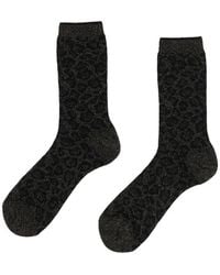 ANT45 - Atene Animal-Print Socks - Lyst