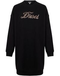 DIESEL - Robe À Logo Imprimé - Lyst