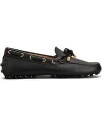 Tod's - Bow-Detail Gommino Loafers - Lyst
