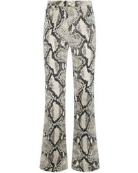 Roberto Cavalli - パイソンパターン パンツ - Lyst