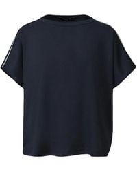 Fabiana Filippi - Stripe-Detail Short-Sleeve T-Shirt - Lyst