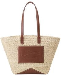 Lanvin - Sac À Main Médium À Patch Logo Catch - Lyst