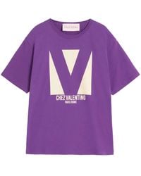 Valentino Garavani - Chez-Print T-Shirt - Lyst
