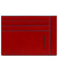 Piquadro - Slim Leather Cardholder - Lyst