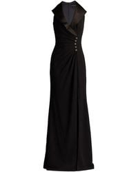 Tadashi Shoji - Vestido de fiesta con apliques - Lyst