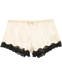 ROTATE BIRGER CHRISTENSEN - Lace-Trim Bow-Detail Shorts - Lyst