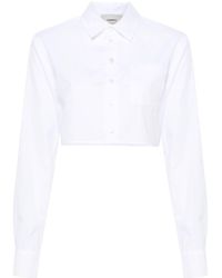 Coperni - Cropped cotton shirt - Lyst