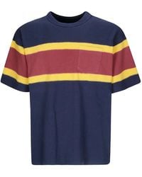 Sacai - Chusen-Dyed Cotton T-Shirt - Lyst