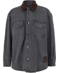 WOOYOUNGMI - Camicia Con Colletto A Punta - Lyst