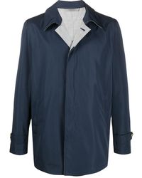 Canali Korte Regenjas - Blauw
