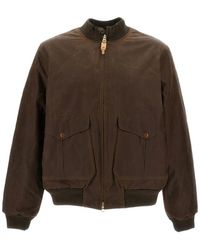 Ceccarelli - 7072 New Zip-Up Ribbed-Trim Bomber Jacket - Lyst
