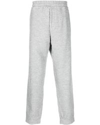 Emporio Armani - Ribbed Track Pants - Lyst