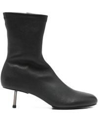 St. Agni - Leather Heel Boots - Lyst