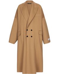 Dolce & Gabbana - Re-edition S/s 1991 Double-breasted Cashmere Coat - Lyst