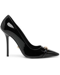 Versace - Patent-finish 110mm Leather Pumps - Lyst