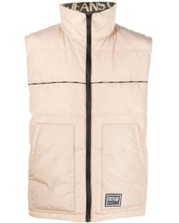 Versace Jeans Couture - Logo-Patch Quilted Gilet - Lyst