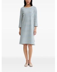 Marc O' Polo - Horizontal-Stripe Three-Quarter-Sleeve Dress - Lyst