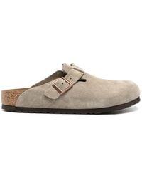 Birkenstock - Boston Buckle-Fastening Slides - Lyst
