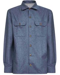 Brunello Cucinelli - パッチポケットシャツ - Lyst