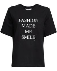 Victoria Beckham - T-Shirt Fashion Made Me Smile En Coton - Lyst