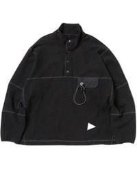and wander - Geknöpfter Pullover Mit Brusttasche - Lyst