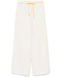Aspesi - Contrasting-Belt Trousers - Lyst