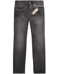 RRL - Slim-Fit-Jeans Mit Hohem Bund - Lyst