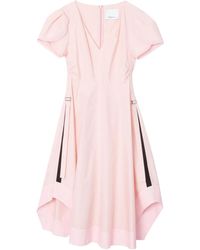 3.1 Phillip Lim - Jurk Met Pofmouwen En Trekkoord - Lyst
