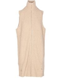 MM6 by Maison Margiela - High-Neck Zip-Front Top - Lyst